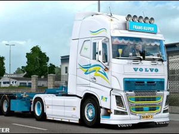 Грузовик+трейлер Volvo FH «Frans Kuiper»v1.0 для Euro Truck Simulator 2 (v1.30.x)