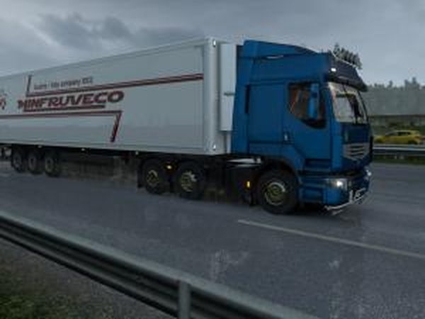 Анимированные боковые шторы для Renault Premiumv1.0 для Euro Truck Simulator 2 (v1.30.х)