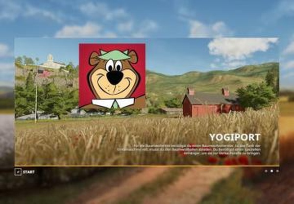 Карта «YOGIPORT MAP MP»версия 19.13 для Farming Simulator 2019 (v1.4)