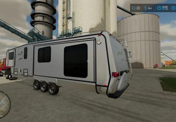 Custom 5th Wheel Camperверсия 1.0.0.0 для Farming Simulator 2022