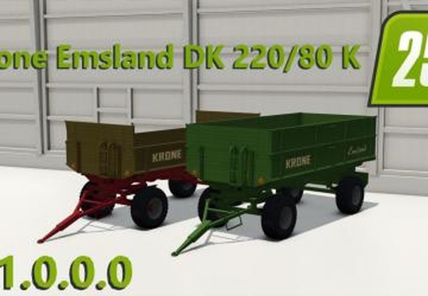 Krone Emsland DK 220/80 Kверсия 1.0.0.0 для Farming Simulator 2025