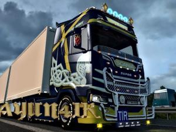Скин «Scandinavian legend»версия 1.0 для Euro Truck Simulator 2 (v1.30.x)