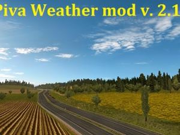 Weather mod by Pivaверсия 2.1 для Euro Truck Simulator 2 (v1.30.x)