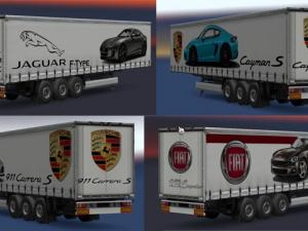 Скин пак «Sports Cars»версия 1.0 для Euro Truck Simulator 2 (v1.30.x)