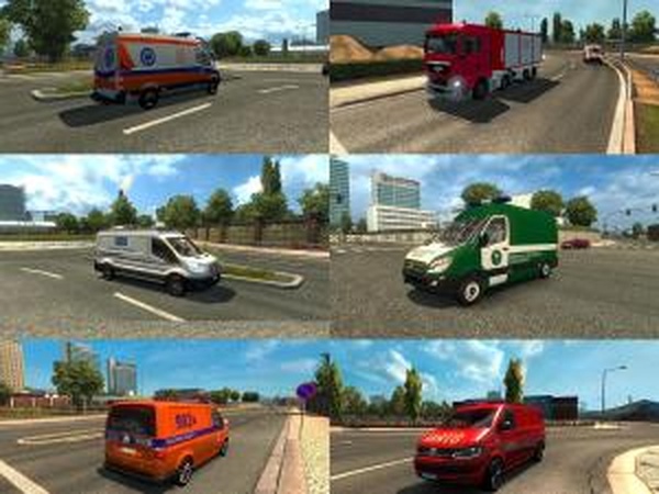Polish Special Vehiclesверсия 1.0 для Euro Truck Simulator 2 (v1.30.x)