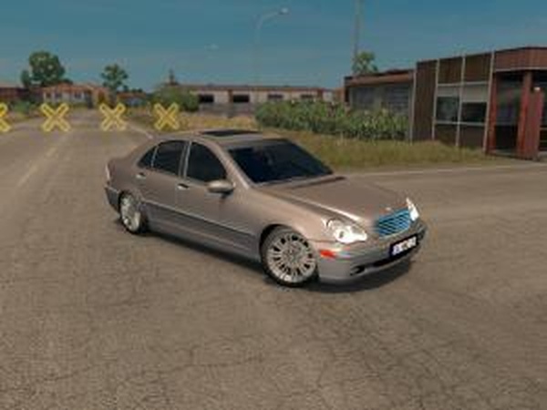 Mercedes Benz C32/C320 AMGверсия 1.0 для Euro Truck Simulator 2 (v1.25, - 1.30.x)