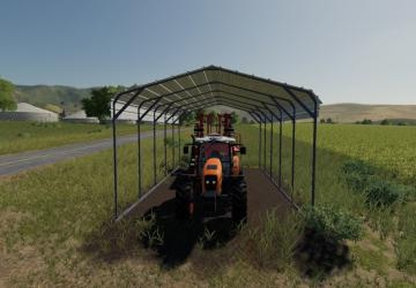 Homemade Vehicle Shelterверсия 1.0.0.0 для Farming Simulator 2019 (v1.4)