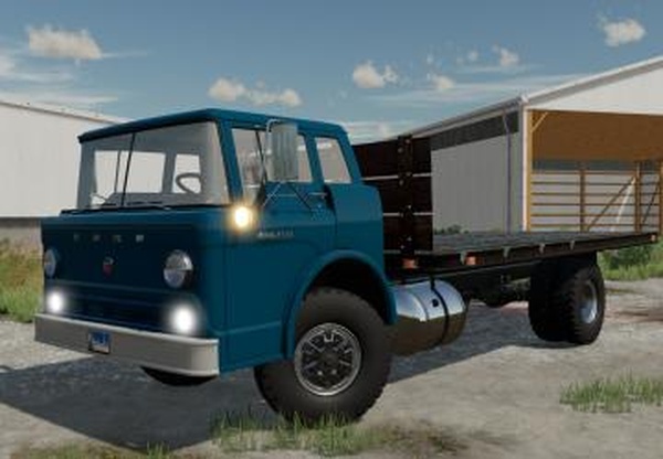 Ford C600 1957 Flatbedверсия 2.1.0.0 для Farming Simulator 2022 (v1.5x)