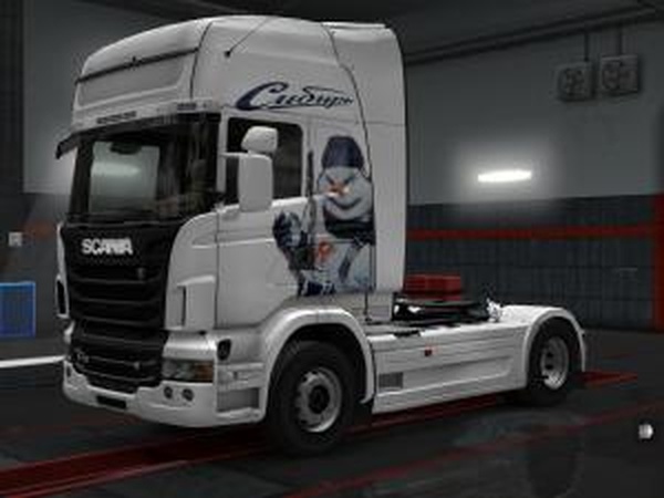 Скин ХК Сибирь Новосибирскверсия 1.0 для Euro Truck Simulator 2 (v1.30.x)
