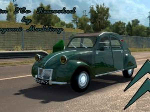 Citroën 2Cv Ai Trafic Reworkedверсия 3.0 для Euro Truck Simulator 2 (v1.28.x, - 1.34.x)