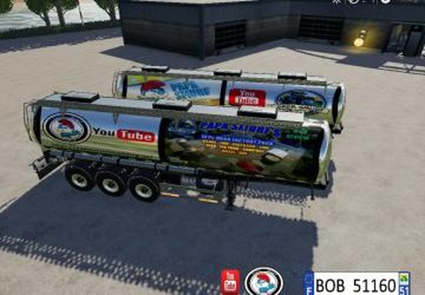 Trailer papa smurf By BOB51160версия 1.0.0.6 для Farming Simulator 2019 (v1.4)