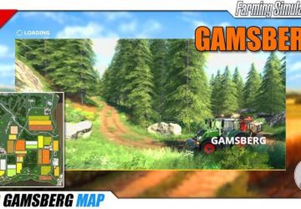 Карта «Gamsberg Map»версия 1.1 для Farming Simulator 2019 (v1.4)
