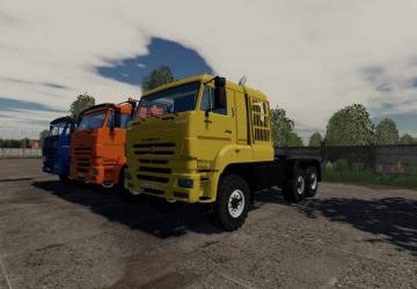 Пак КамАЗ-65228версия 1.1 для Farming Simulator 2019 (v1.4.x)
