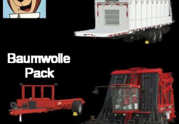 Baumwolle Pack OYверсия 19.8 для Farming Simulator 2019 (v1.4)