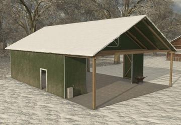 Wooden Open Barnверсия 1.0.0.0 для Farming Simulator 2025