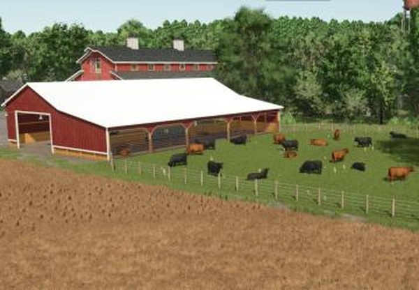 Cattle Stableверсия 1.0.0.0 для Farming Simulator 2025