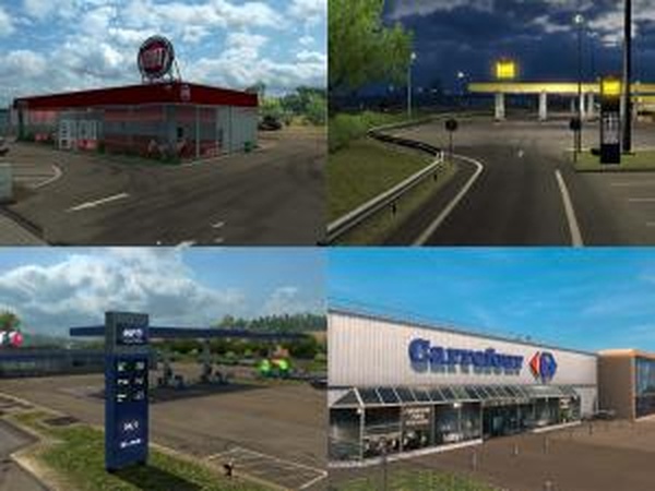 Реальные логотипы компанийверсия 2.7 для Euro Truck Simulator 2 (v1.30.x, - 1.36.x)