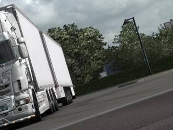 Улучшенная физика грузовиков для тандемовv1.0 для Euro Truck Simulator 2 (v1.28.x, - 1.30.x)