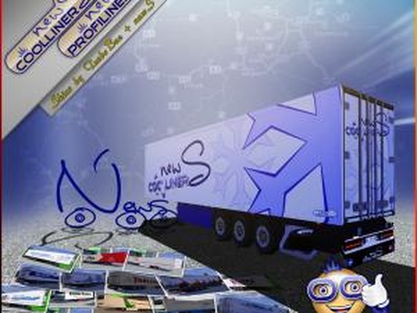 Trailer Coollinerверсия 2.2 для Euro Truck Simulator 2 (v1.28.x, 1.30.x)