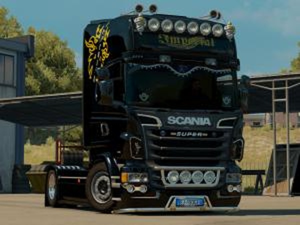 Scania R730 V8 Imperial Addon for RJL Scania RSv1.0 для Euro Truck Simulator 2 (v1.30.x)