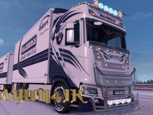 Комбо скин «Malmbergs»версия 1.0 для Euro Truck Simulator 2 (v1.30.x, - 1.37.x)