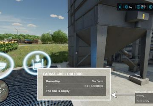 Silo Fill Informationверсия 1.0.0.0 для Farming Simulator 2022
