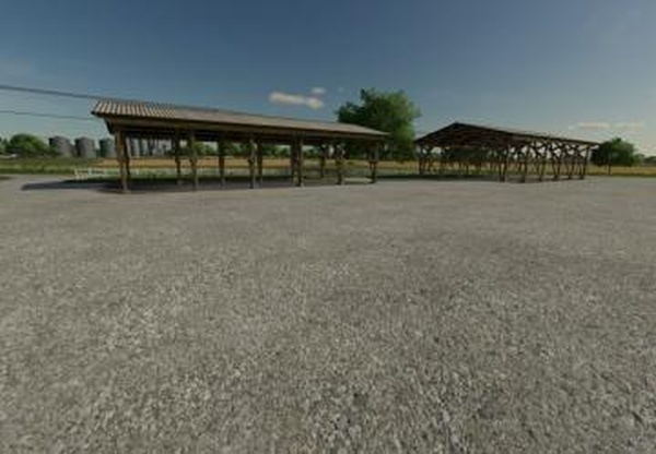 Bale And Vehicle Shelterверсия 1.1.0.0 для Farming Simulator 2022