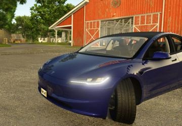 Tesla Model 3 2025версия 1.0.0.0 для Farming Simulator 2025