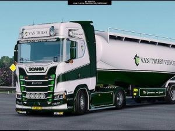 Scania Van Triestверсия 1.0 для Euro Truck Simulator 2 (v1.28.x, 1.30.x)