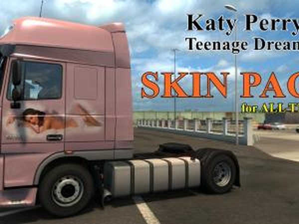 Skin PacK «Katy Perry Teenage Dream»версия 1.0 для Euro Truck Simulator 2 (v1.30.x)