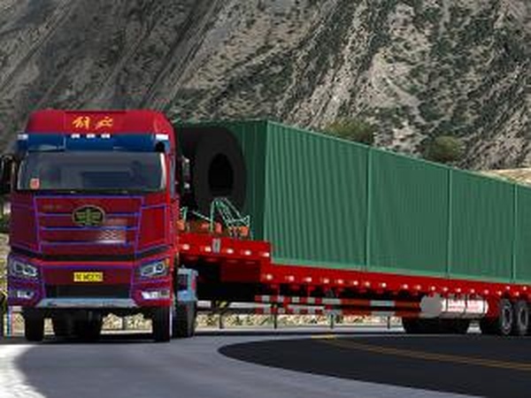 17.5 Meter Flatbed Trailerверсия 1.0 для Euro Truck Simulator 2 (v1.4, - 1.31.x)
