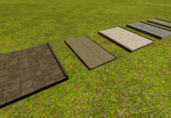 Sidewalks (Prefab*)версия 1.0.0.0 для Farming Simulator 2022