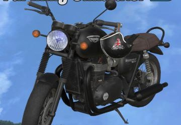 Classic Motorcycle Triumph Bonneville T120 Blackv1.0.0.0 для Farming Simulator 2022 (v1.2.0.2)