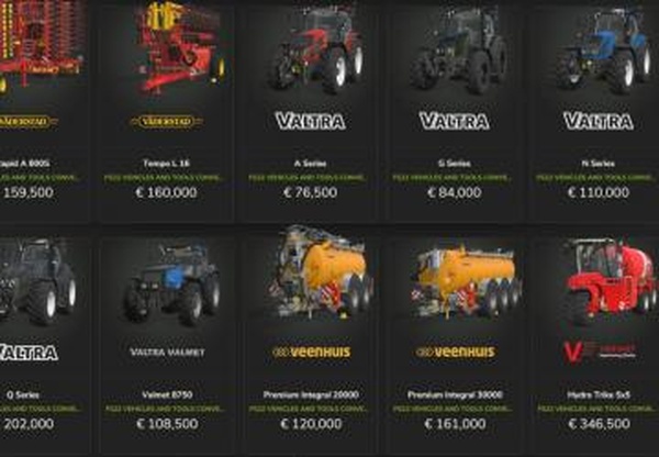 Vehicles and Tools Pack V-Zверсия 1.0.1.1 для Farming Simulator 2025