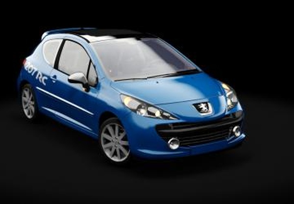 Peugeot 207 RC Phase 2версия 4 для Assetto Corsa