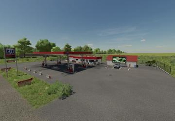US-Gasstationверсия 1.0.0.0 для Farming Simulator 2022