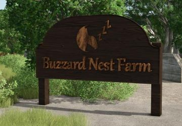 Buzzard nest signверсия 1.0.0.0 для Farming Simulator 2025