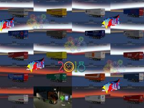 Trailer Pack Profilinerверсия 1.30 для Euro Truck Simulator 2 (v1.28.x, 1.30.x)