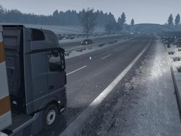 Real Winter: Frosty Addonверсия 1.1 от 29.12.17 для Euro Truck Simulator 2 (v1.30.x, 1.31.x)