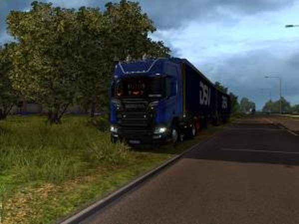 Double Trailers Packверсия 1.0 для Euro Truck Simulator 2 (v1.30.x)