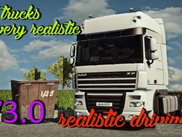Realistic driving and physicsверсия 5.0 от 25.12.17 для Euro Truck Simulator 2 (v1.30.x)