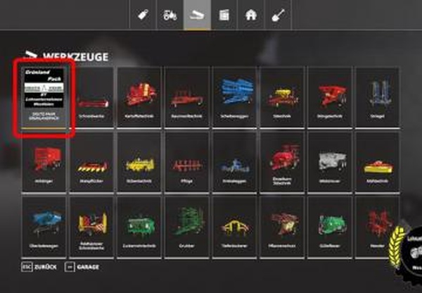 DEUTZ-FAHR grassland packверсия 1.0.0.0 для Farming Simulator 2019 (v1.4)