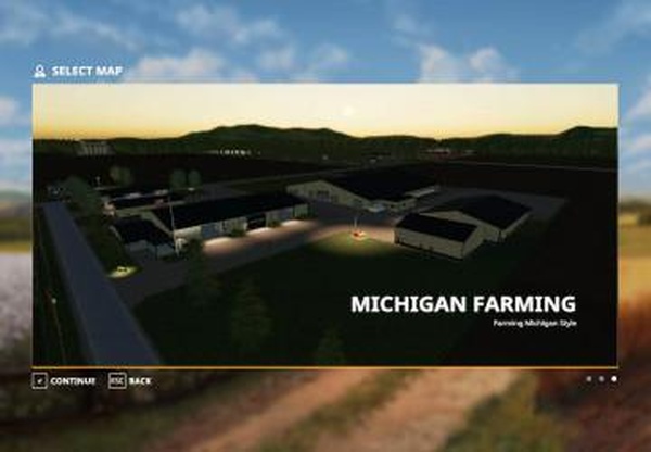 Michigan Mapверсия 3.0.1.4 для Farming Simulator 2019 (v1.4)