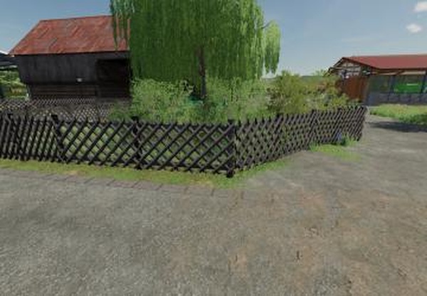 Rustic Fenceверсия 1.0.1.0 для Farming Simulator 2022