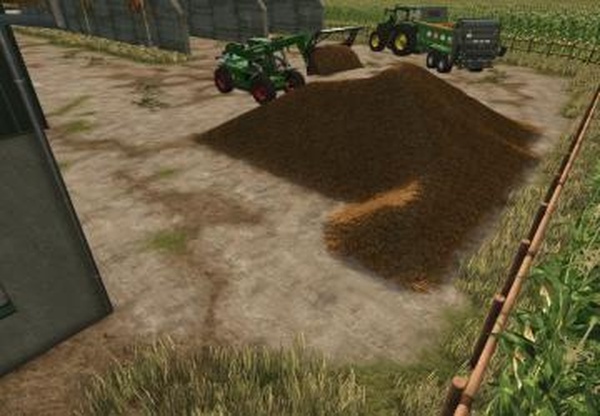 Manure pile without wallsверсия 1.0.0.0 для Farming Simulator 2025