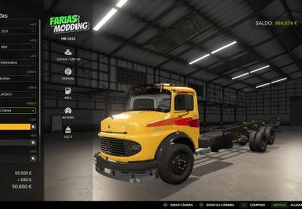 Mercedes-Benz 1313версия 1.0.0.0 для Farming Simulator 2025