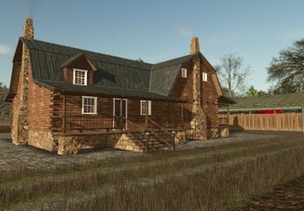 Old Log Houseверсия 1.1.0.0 для Farming Simulator 2025 (v1.4.x)