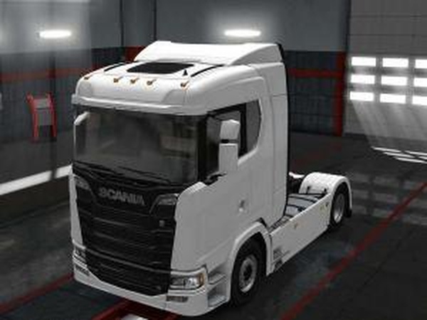 Верхний свет для Scania R and Sверсия 1.0 для Euro Truck Simulator 2 (v1.30.x)