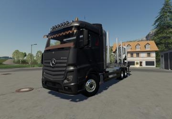 Mercedes-Benz Actros 1845версия 1.0 для Farming Simulator 2019 (v1.4.x)