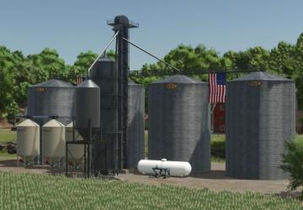 Storage silo with corn dryerверсия 1.0.0.6 для Farming Simulator 2025